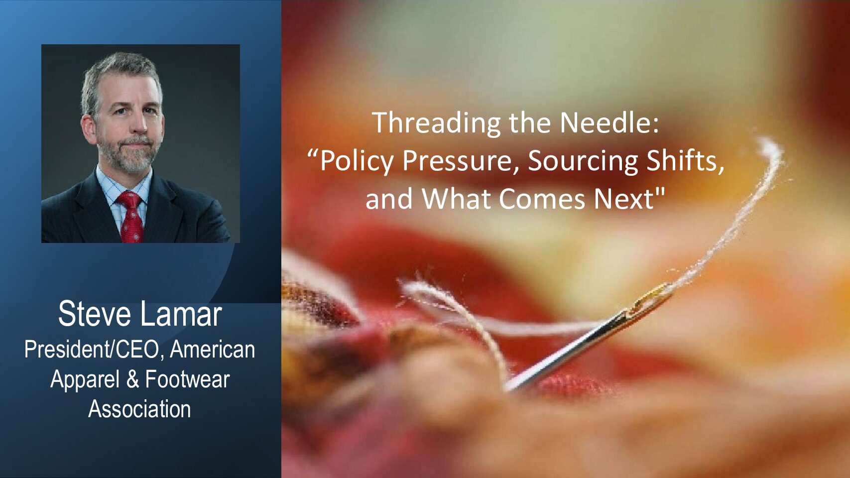 Threading the Needle:  “Policy Pressure, Sourcing Shifts, and What Comes Next”